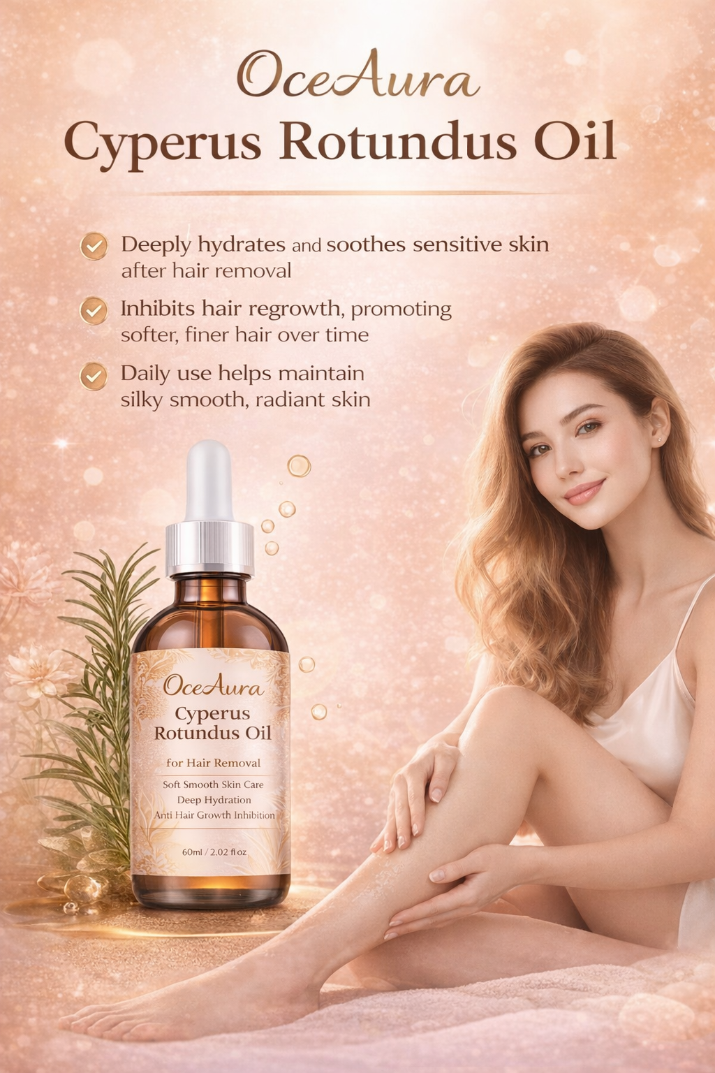 OceAura Hair Inhibitor Oil