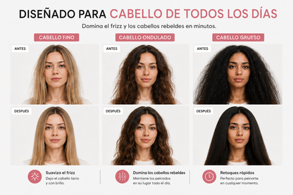 ELXYRA Minicomb — Cepillo Alisador Inalámbrico